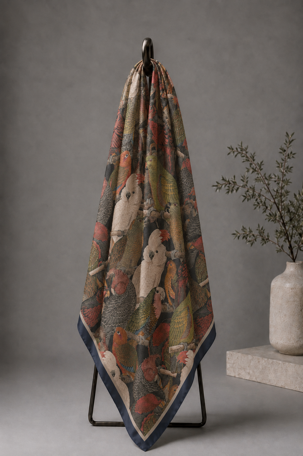 Wings Unbound, Cotton/Modal Stole- 28x80 Inches