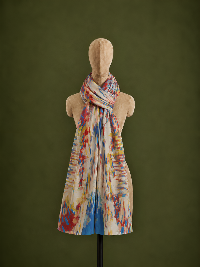 Freedom in Motion, Cotton/Modal Stole- 28x80 Inches